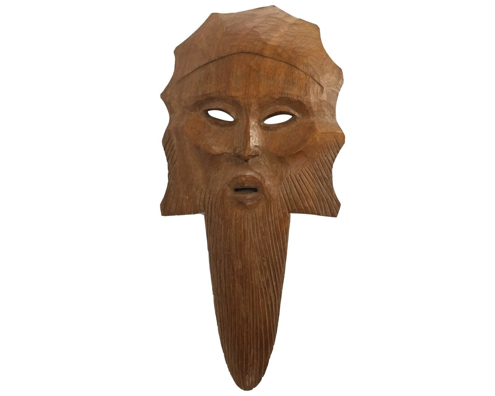 Vintage Uganda Mahogany Hand Carved Mask Tribal African Art African Mask