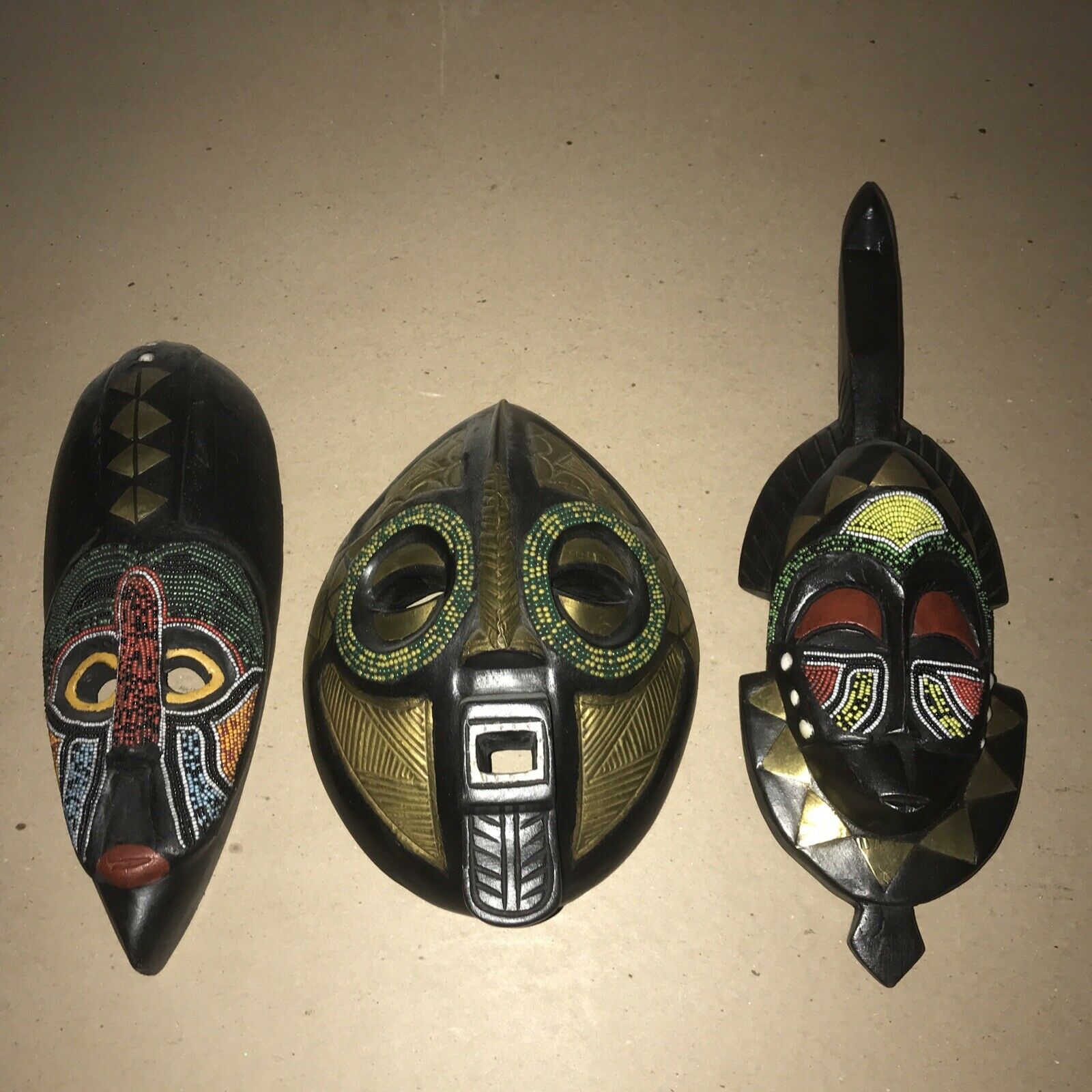 African Tribal Masks Wood Handcrafted In Ghana/ VP