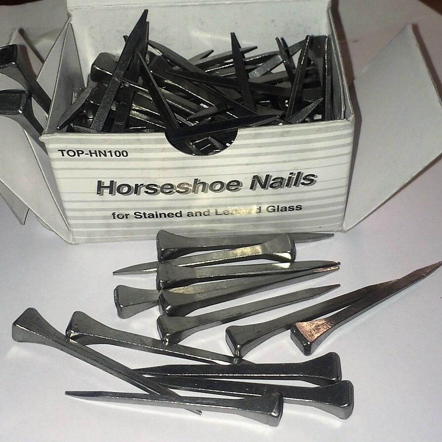 25 Horseshoe Nails Farriers Hold Lead Projects Together (1-15/16 Inch Long)
