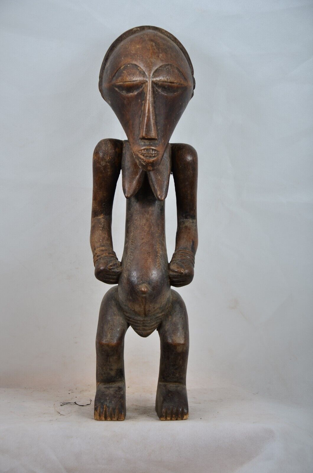 African Tribal Art Tall  BEMBE Statue