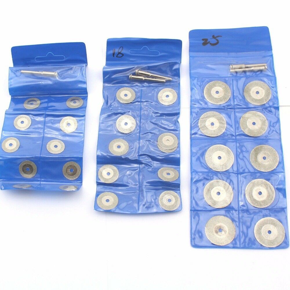 10Pcs 16-60 mm Diamond Cutting Disc Abrasive Wheels Rotary Blades Saw Grinding