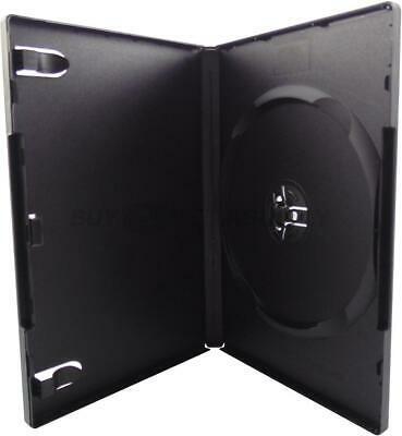 14mm Standard Black 1 Disc DVD Case Supreme Grade Lot