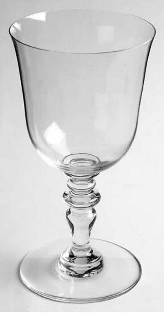 Baccarat France Crystal Provence 6 7/8 Tall Goblet Signed  (discontinued)