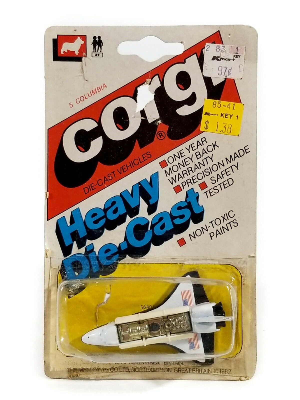 Corgi Columbia Space Shuttle / 1982 / # 5 / Heavy Die-Cast