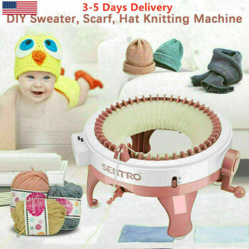 48 Needle DIY Hand Knitting Machine Weaving Loom for Scraf Hat Kids Toy Kit