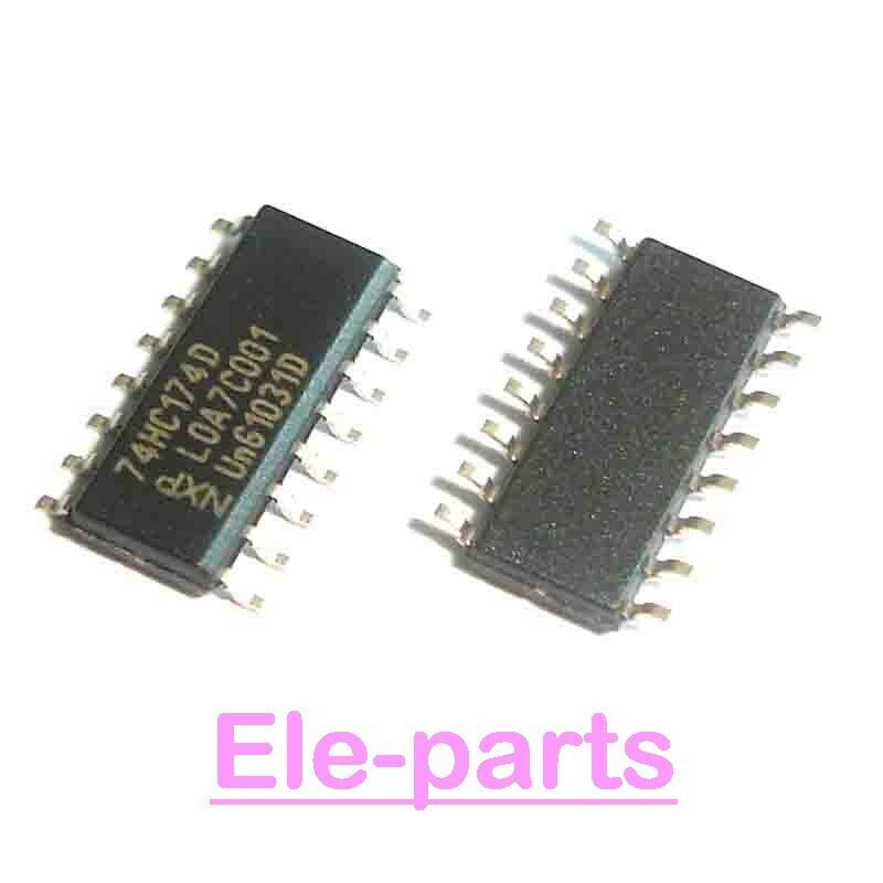50 Pcs 74hc174d Sop-16 74hc174 Smd Positive-edge Trigger Ic Integrated Circuits