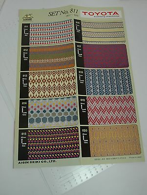 Pre Punched Pattern Card Sets Toyota 858 Knitting Machines 12 Stitch T176.P811