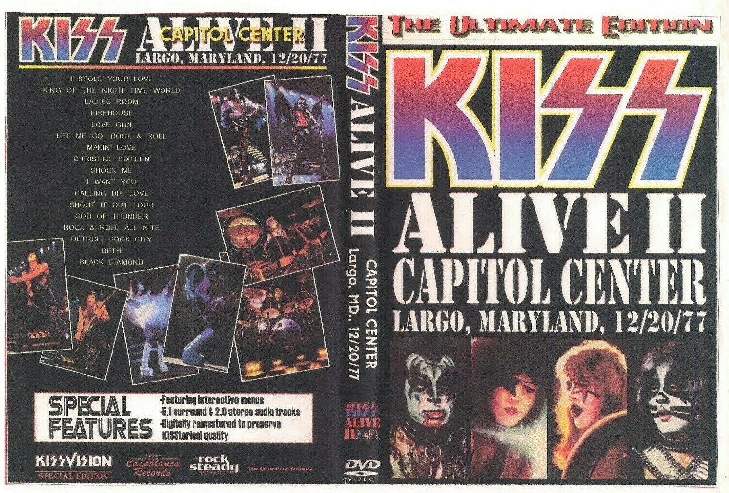 Kiss: Dvd Largo,md 1977