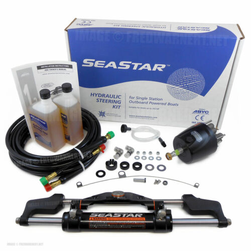 SeaStar HK6400A-3 16ft Hydraulic Outboard Steering HO5116 HK6316A-3 Kit Teleflex