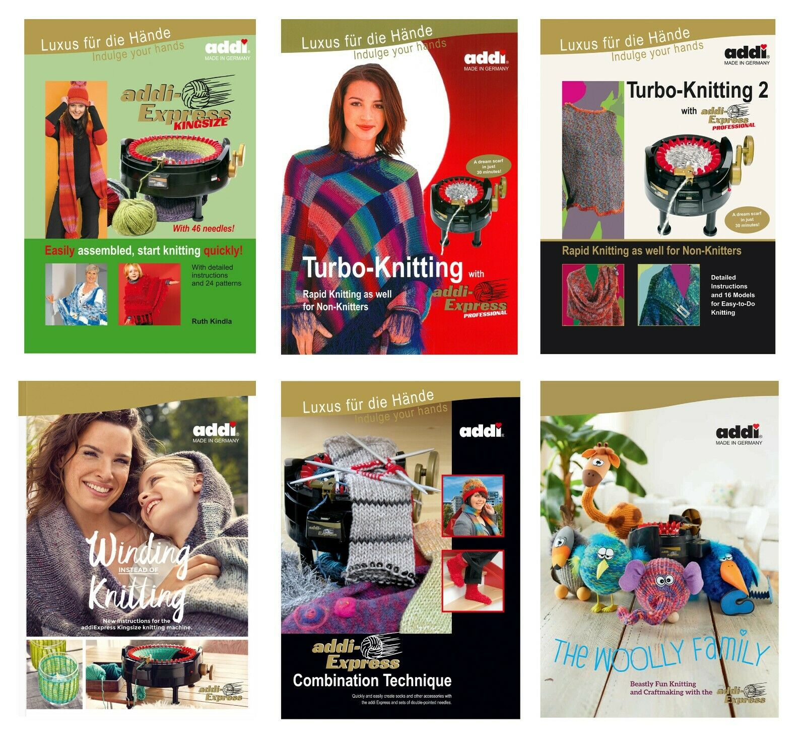Pattern Books for Addi Knitting Machines
