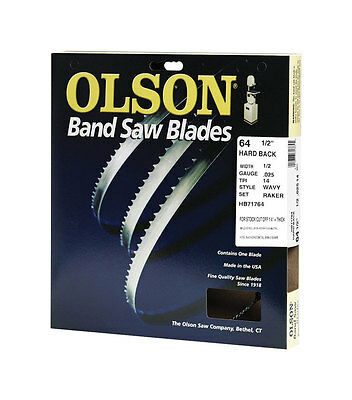 Olson  64.5 In. L X 0.5 In. W Metal  Band Saw Blade, Hb71764db