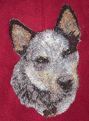 Embroidered Ladies Fleece Jacket - Australian Cattle Dog AED16215 Sizes S - XXL