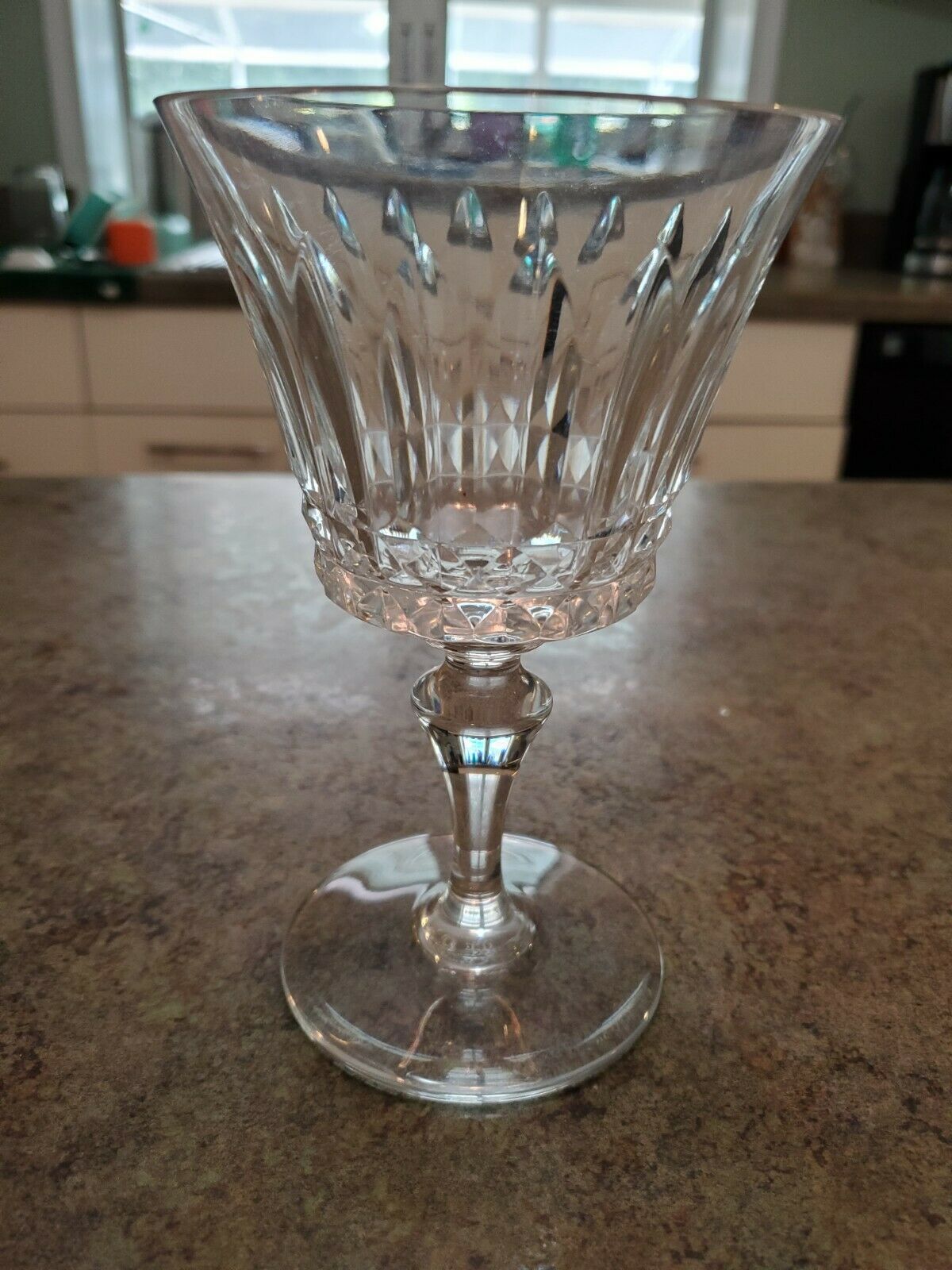 Beautiful Baccarat Crystal France Piccadilly Pattern 6.5" 9 Fl Oz Water Goblet