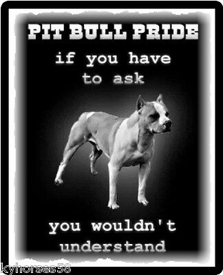 Dog Humor Pitbull Pride Refrigerator Magnet